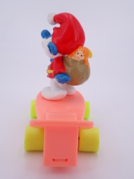 Grand Schtroumpf père Noël skateboard - photo