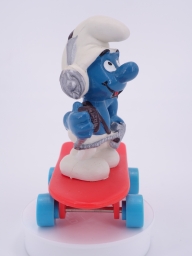 Schtroumpf avec radio - Skateboard - photo