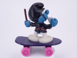 Schtroumpf policier - Skateboard - photo