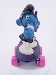 Schtroumpf policier - Skateboard - photo