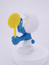 Schtroumpf avec pancarte - photo