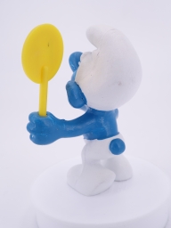 Schtroumpf avec pancarte - photo