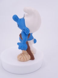 Schtroumpf cascadeur - blessé - photo