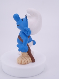 Schtroumpf cascadeur - blessé - photo