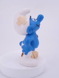 Schtroumpf cascadeur - blessé - photo