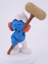 Schtroumpf avec perche-micro - photo