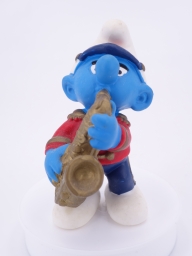 Schtroumpf au saxophone - photo