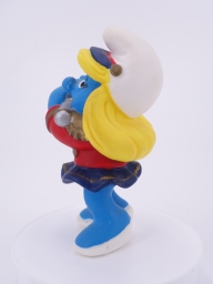 Schtroumpfette à la flûte - photo