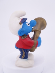 Schtroumpf au cor ténor - photo