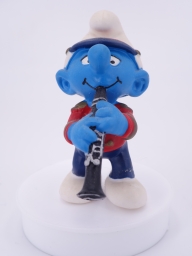 Schtroumpf à la clarinette - photo