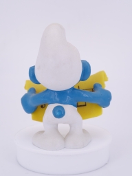 Schtroumpf chanteur avec partition - photo