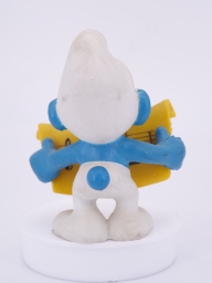 Schtroumpf chanteur avec partition - photo