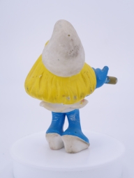 Schtroumpfette avec flûte - photo