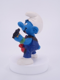 Schtroumpf guitariste - photo