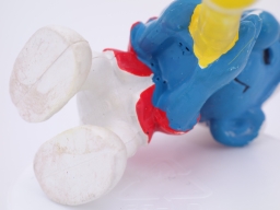 Schtroumpf avec flûte - photo