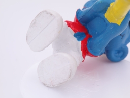 Schtroumpf avec flûte - photo