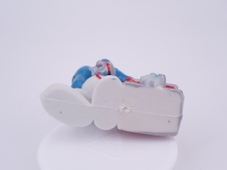 Schtroumpf au téléphone (petit support) - photo