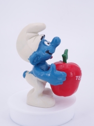 Schtroumpf avec pomme - photo