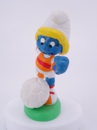 Schtroumpfette footballeuse - photo