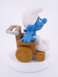 Schtroumpf en chaise roulante - photo