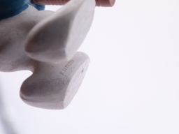 Schtroumpf assoiffé avec bouteille - photo