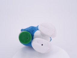 Schtroumpf assoiffé avec bouteille - photo