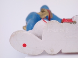 Schtroumpf au téléphone (petit support) - photo