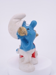 Schtroumpf au téléphone (petit support) - photo