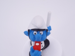 Schtroumpf policier - photo