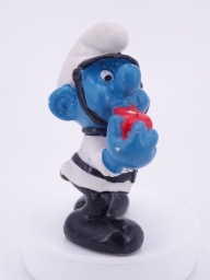 Schtroumpf policier - photo