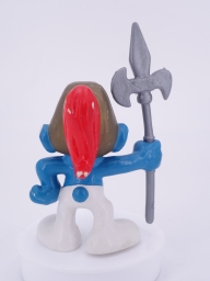 Schtroumpf avec hallebarde - photo