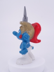 Schtroumpf avec hallebarde - photo