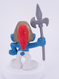 Schtroumpf avec hallebarde - photo
