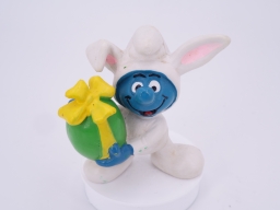Schtroumpf en lapin de Pâques - photo