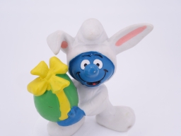Schtroumpf en lapin de Pâques - photo