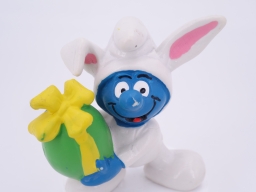Schtroumpf en lapin de Pâques - photo