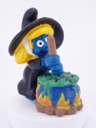 Schtroumpfette sorcière avec chaudron - photo