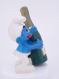 Schtroumpf bouteille de champagne - photo