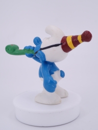 Schtroumpf avec chapeau de fête - photo