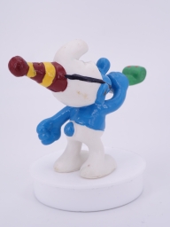 Schtroumpf avec chapeau de fête - photo