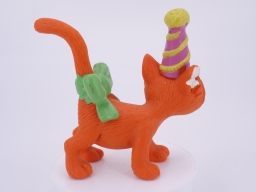 Azrael avec chapeau de fête - photo