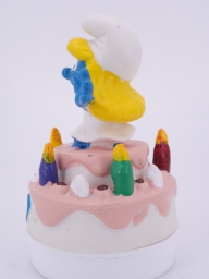 Schtroumpfette gâteau surprise - photo