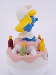 Schtroumpfette gâteau surprise - photo