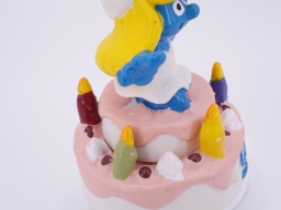 Schtroumpfette gâteau surprise - photo