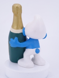 Schtroumpf bouteille de champagne - photo