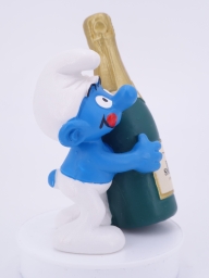 Schtroumpf bouteille de champagne - photo