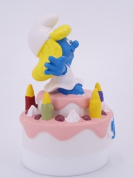 Schtroumpfette gâteau surprise - photo