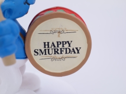 Schtroumpf avec tambour - photo