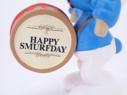 Schtroumpf avec tambour - photo