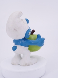 Schtroumpf avec pomme - photo